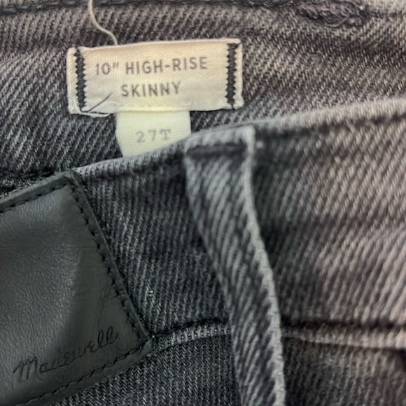 MADEWELL VINTAGE PANTS SIZE 27T 10" HIGH-RISE SKYNNY - Picture 11 of 14